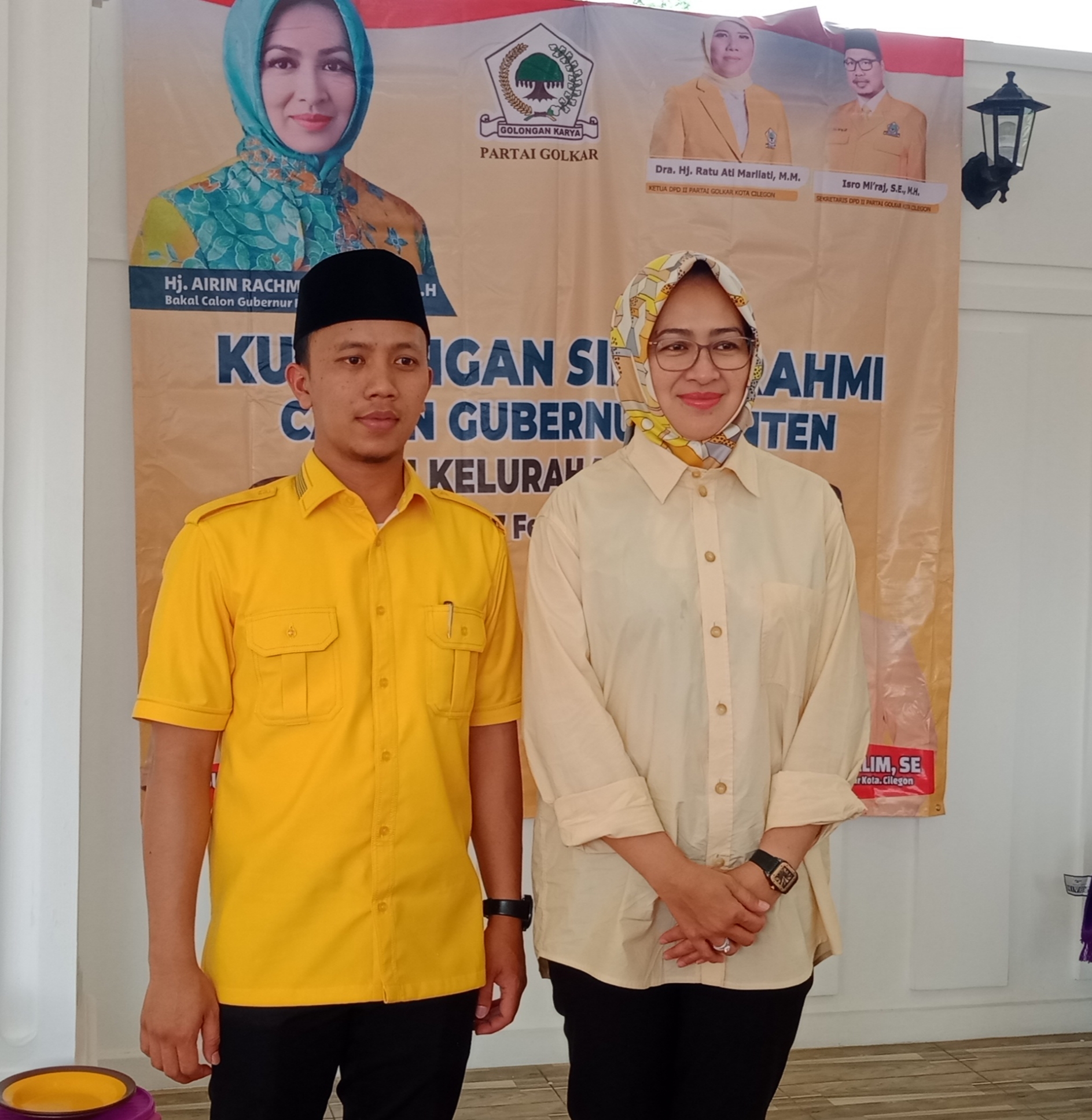 Kunjungan Silahturahmi Airin Rachim Diany Bakal Calon  Gubernur Banten: Aisul Umami Salim Optimis Maju Di Kontestasi Pileg Kota Cilegon 2024