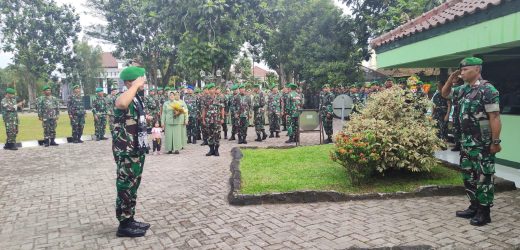 Kodim 0601/Pandeglang Laksanakan Tradisi Lepas Sambut Komandan Kodim