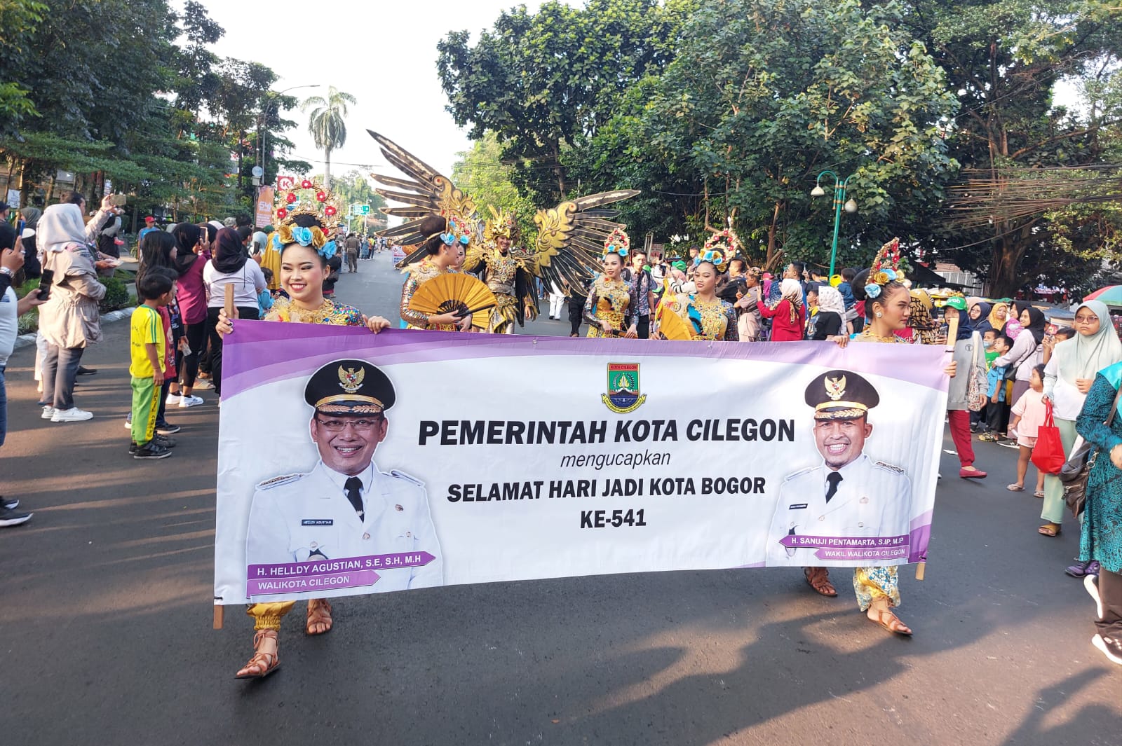 Ikut Meriahkan HJB Ke-541, Walikota Helldy : Bangga Seni Budaya Cilegon Tampil Dihadapan Masyarakat Bogor