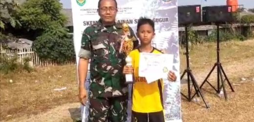 Peringati HUT RI Ke-78, Koramil 2303/Pulomerak Gelar Turnamen Mini Soccer Tingkat SD