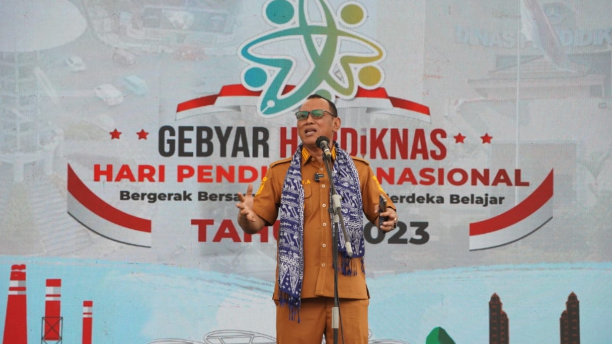 Gebyar Hardiknas 2023, Wali Kota Helldy Minta Tingkatkan Terus Kualitas Pendidikan di Cilegon