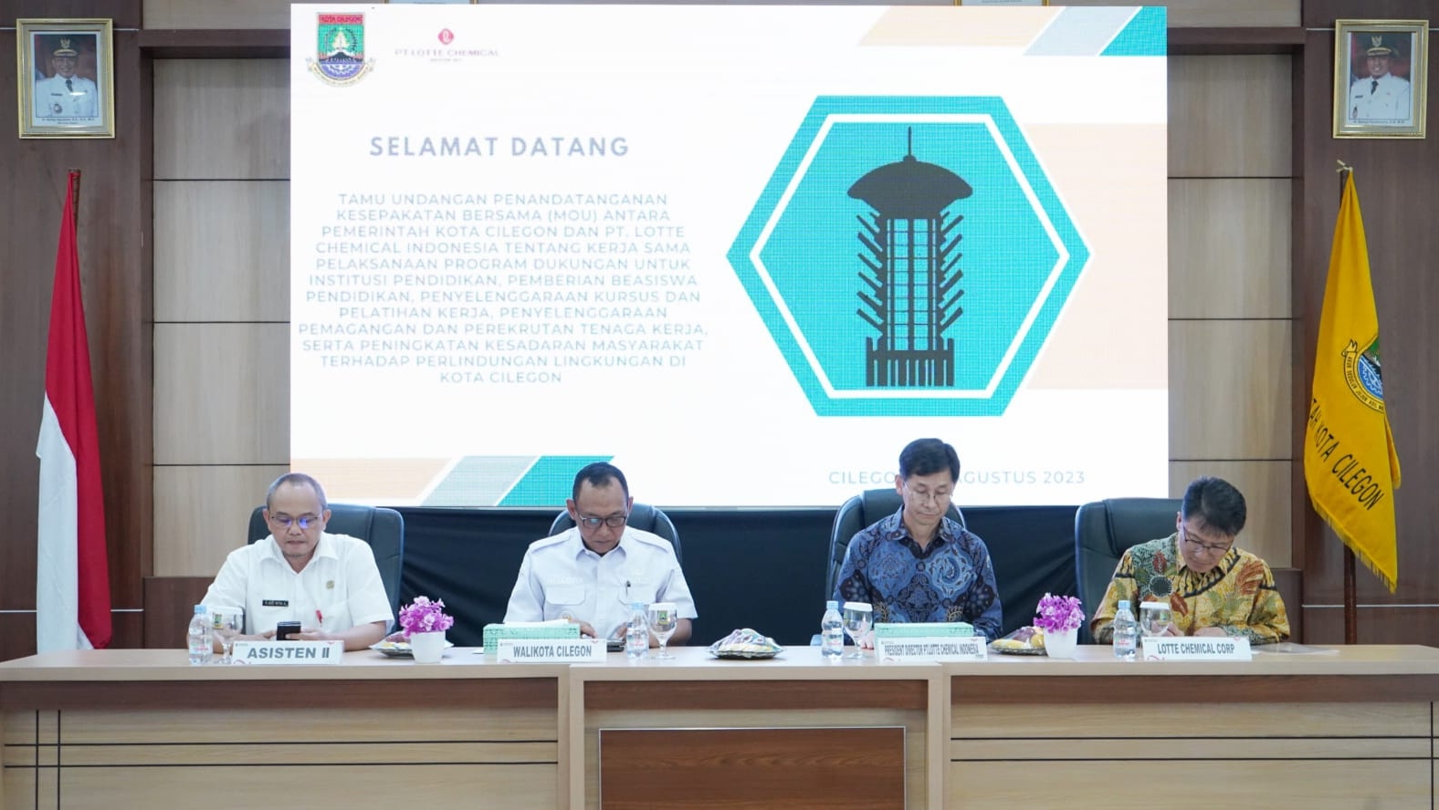 Dukung Dunia Pendidikan Sains Dan Kegiatan Ramah Lingkungan, PT LCI Lakukan Penandatanganan MoU Dengan Pemkot Cilegon