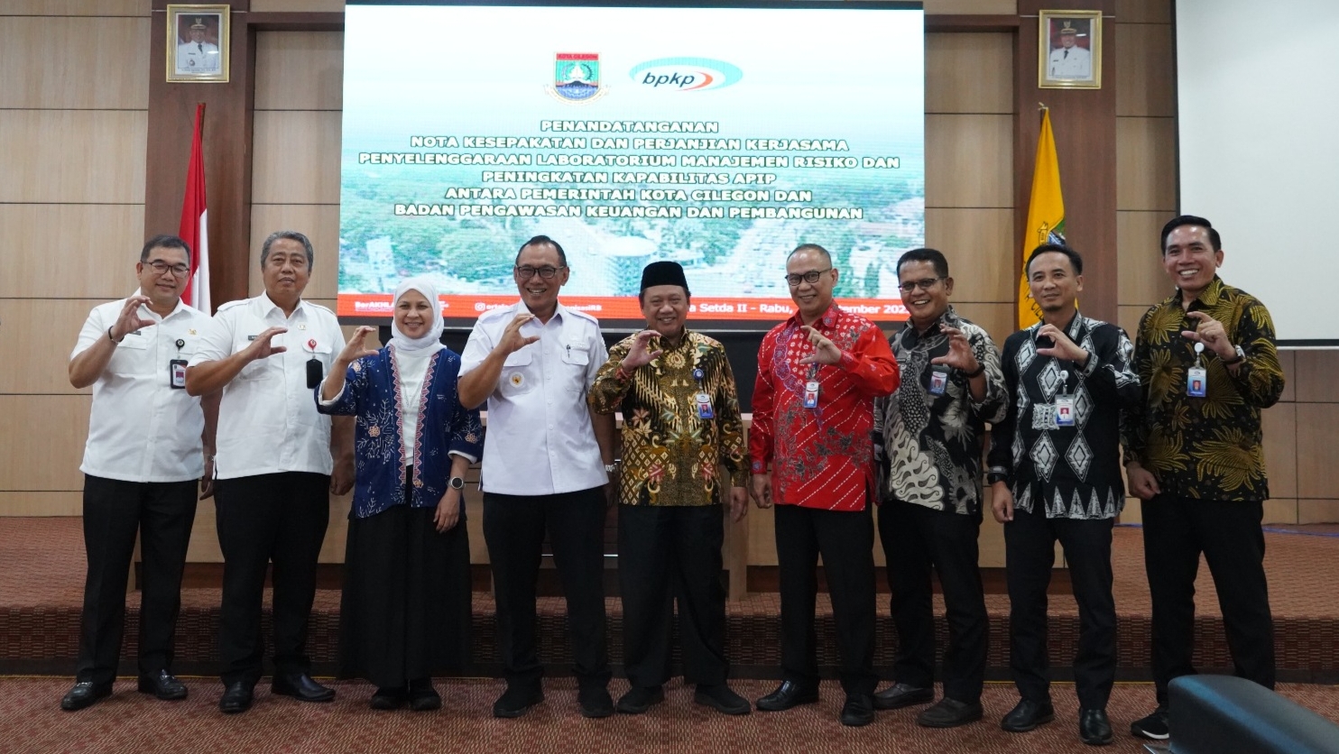 Implementasi Lab-MR dan Kapabilitas APIP, Pemkot Cilegon MoU Dengan BPKP
