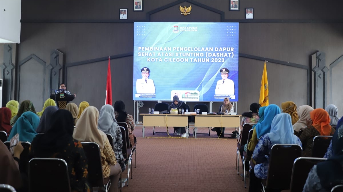 Atasi Stunting, DP3AP2KB Cilegon Berikan Pembinaan Lewat Dapur Sehat