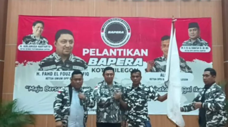 Pengurus DPD Bapera Cilegon Resmi Dilantik, Ini Pesan Ketua Umum