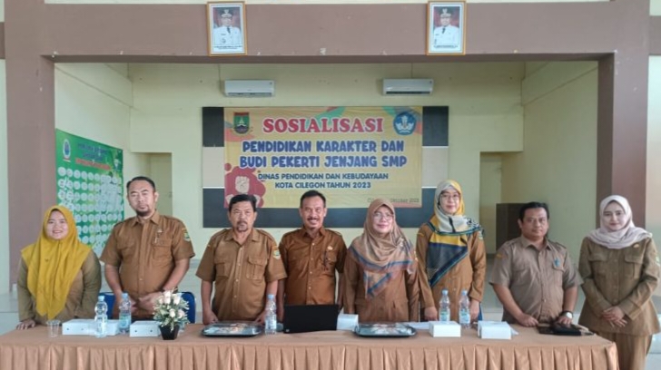 Dindikbud Cilegon Gelar Sosialisasi Pendidikan Karakter dan Budi Pekerti Kepada Siswa-Siswi SMP