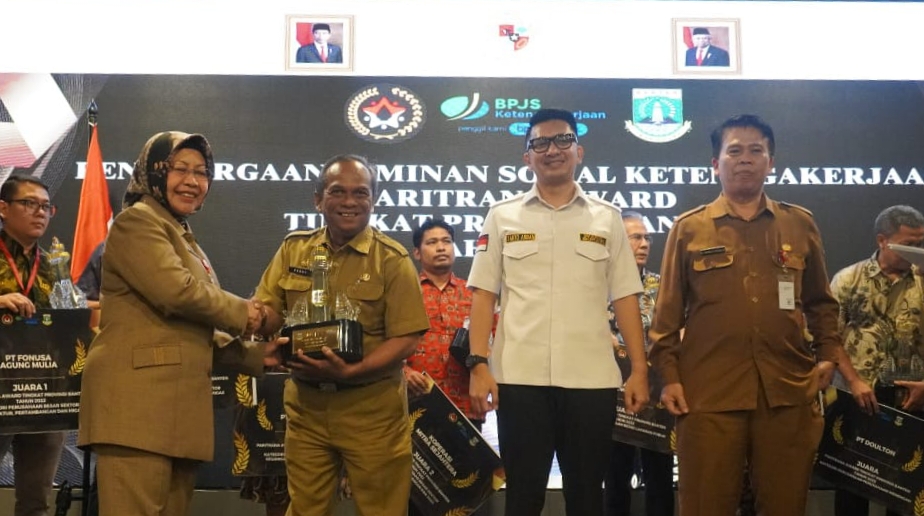 Pemkot Cilegon Raih Paritrana Awards dari BPJS Ketenagakerjaan