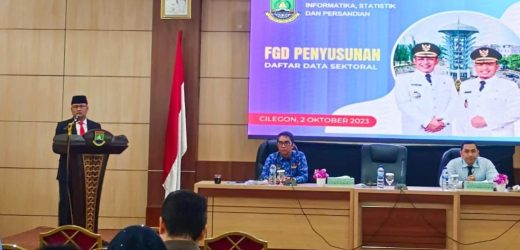 Wujudkan Satu Data, Diskominfo Kota Cilegon Gelar FGD Penyusunan Data Statistik Sektoral