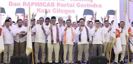 Lantik Pengurus PAC Dan Ranting, Helldy Ingin Menangkan Partai Gerindra di Cilegon