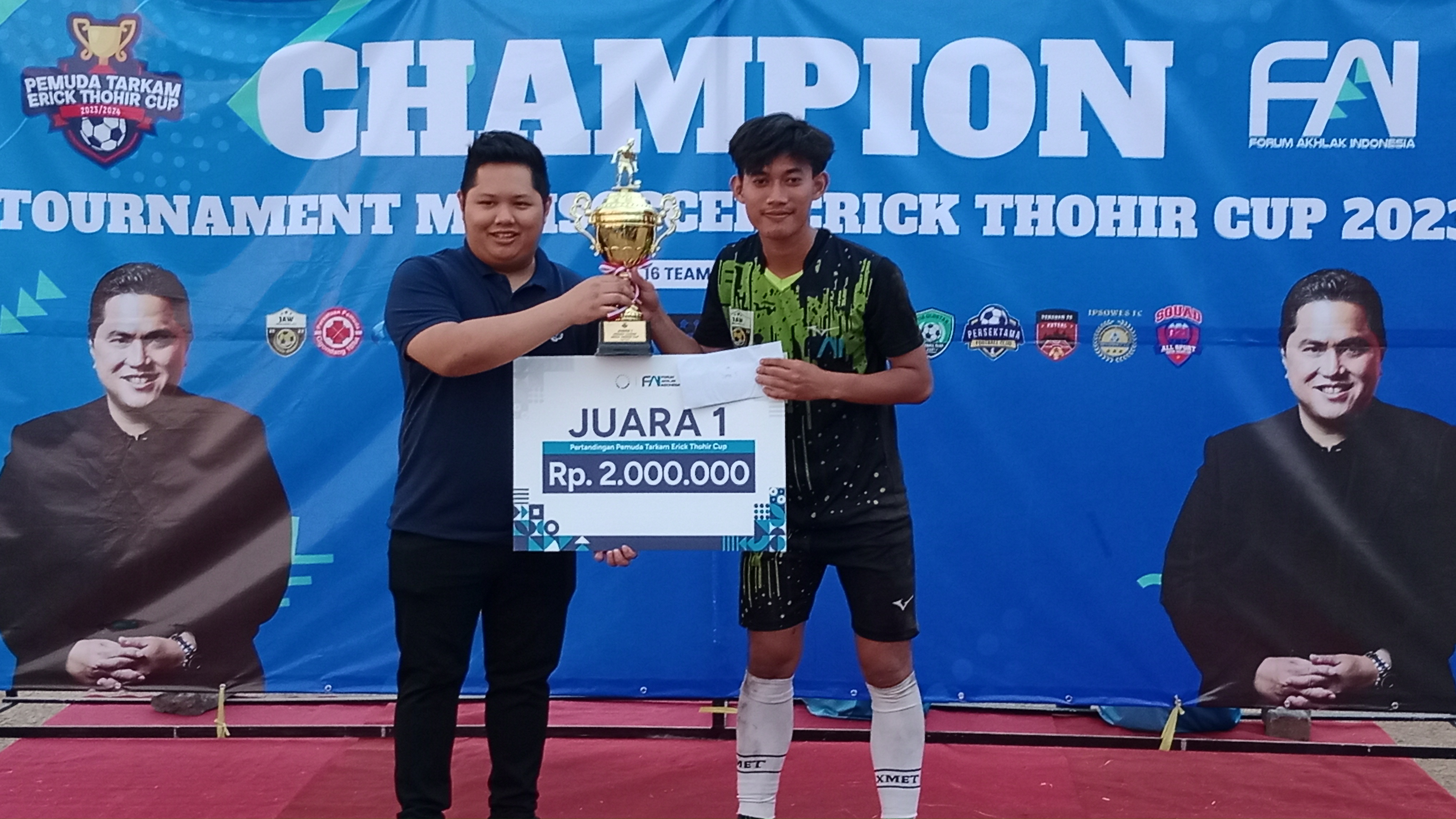 Perdana Di Cilegon, FAI Sukses Gelar Tournamen Mini Soccer Pemuda Erick Thohir Cup 2023