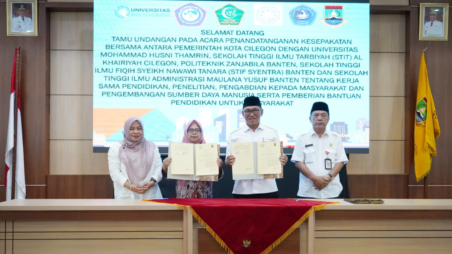 Dukung Program Beasiswa Full Sarjana, Pemkot Cilegon MoU Lima Perguruan Tinggi