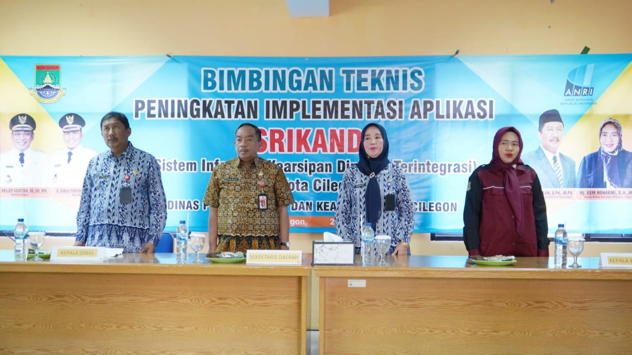 Tingkatkan SPBE, Sekda Cilegon Minta Para OPD Terapkan Aplikasi Srikandi