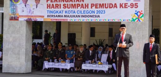 Upacara Peringatan Hari Sumpah Pemuda, Helldy Ajak Semua Pihak Kolaborasi Bangun Cilegon