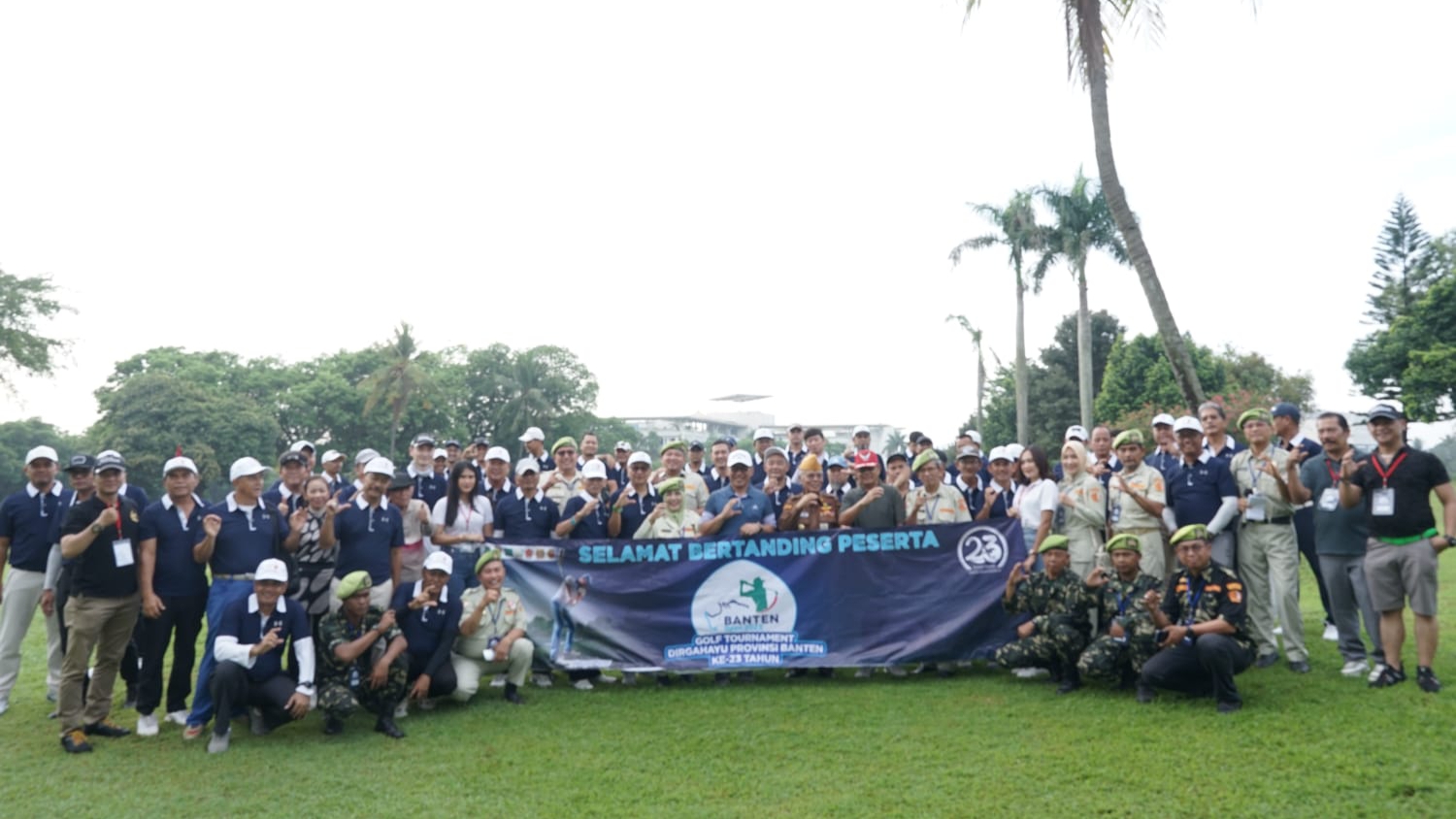 Buka Open Turnamen Golf Keluarga Besar Legiun Veteran, Helldy Minta Jaga Sportifitas