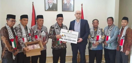 Peduli Kemanusiaan, Pemkot dan Baznas Kota Cilegon Salurkan Bantuan Rp 620 Juta ke Kedubes Palestina