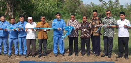 Resmikan PJUTS PT KPE, Sanuji Sebut Kota Terang Dapat Menghindari Kriminalitas