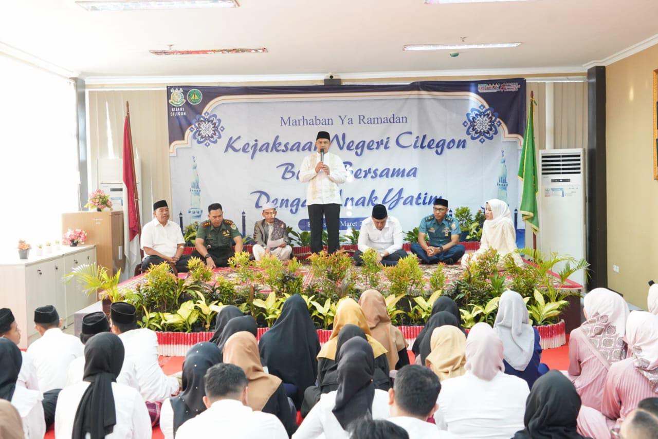 Keberkahan Di Bulan Ramadhan, Kejari Kota Cilegon Buka Puasa Bersama Dan Santunan Anak Yatim Piatu