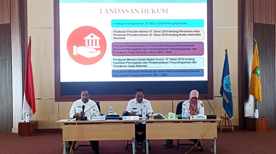 Tekan Kerawanan Narkoba, Sekda Maman : ASN Cilegon Segera Dites Urine