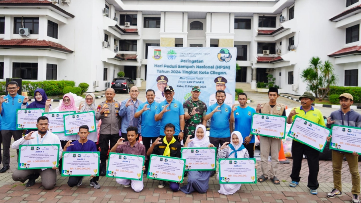 Peringati HPSN 2024, Walikota Helldy Ajak Masyarakat Pilah Sampah Dari Rumah