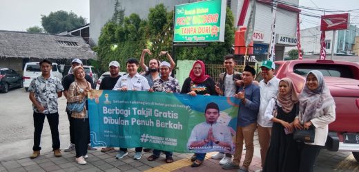 HIPMI Baja Cilegon Bagikan Ratusan Takjil Gratis Dan Buka Puasa Bersama Pengurus