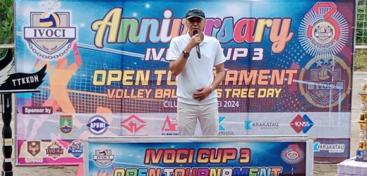 Hadir Di Turnament Volly Ball IVOCI Cup Ke 3, Alawi Mahmud : Junjung Tinggi Sportifitas Dalam Bertanding