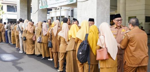 Gelar Halal Bihalal Lingkup ASN Kota Cilegon, Walikota Helldy Serukan Semangat Baru