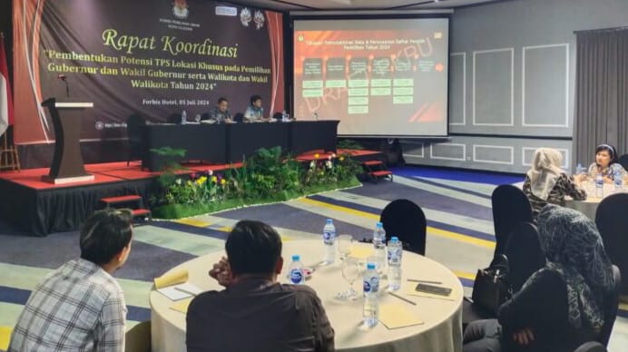 Gelar Rapat Koordinasi, KPU Bentuk TPS Loksus Se-Kota Cilegon