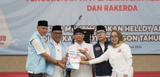 Tim Pemenangan Helldy-Alawi Resmi Dikukuhkan, Muchlis : Siap Menangkan Pilkada Cilegon 2024