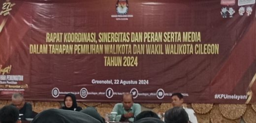 Gelar Rakor Bersama Awak Media, KPU Cilegon Ajak Sukseskan Pilkada 2024