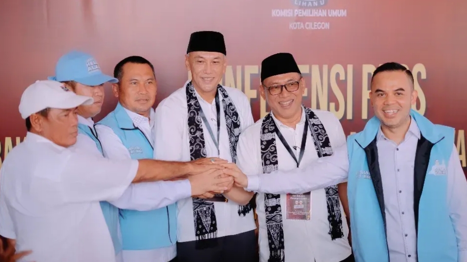 Helldy-Alawi Daftar Ke KPU Cilegon