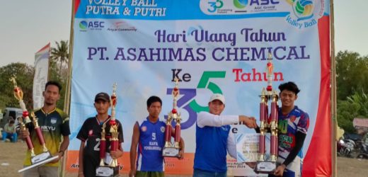 Anniversary Ke 35, PT ASC Gelar Open Turnamen Volley Ball Putra