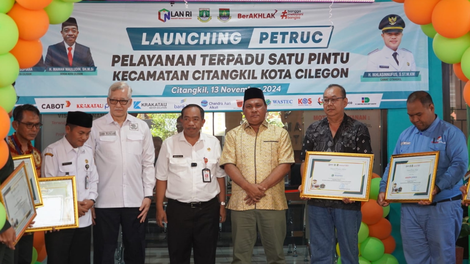 Tingkatkan Pelayanan Publik, Kecamatan Citangkil Resmikan PETRUC