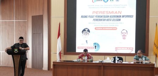 Antisipasi Ancaman Siber, Walikota Helldy Resmikan Pusat Pemantauan Keamanaan Informasi Pemkot Cilegon