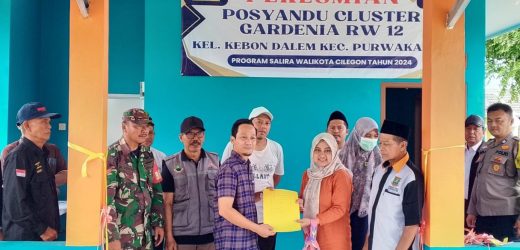 Realisasi Program Salira, Pokmas Kebon Dalem Resmikan Gedung Posyandu di Metro Cluster Gardenia