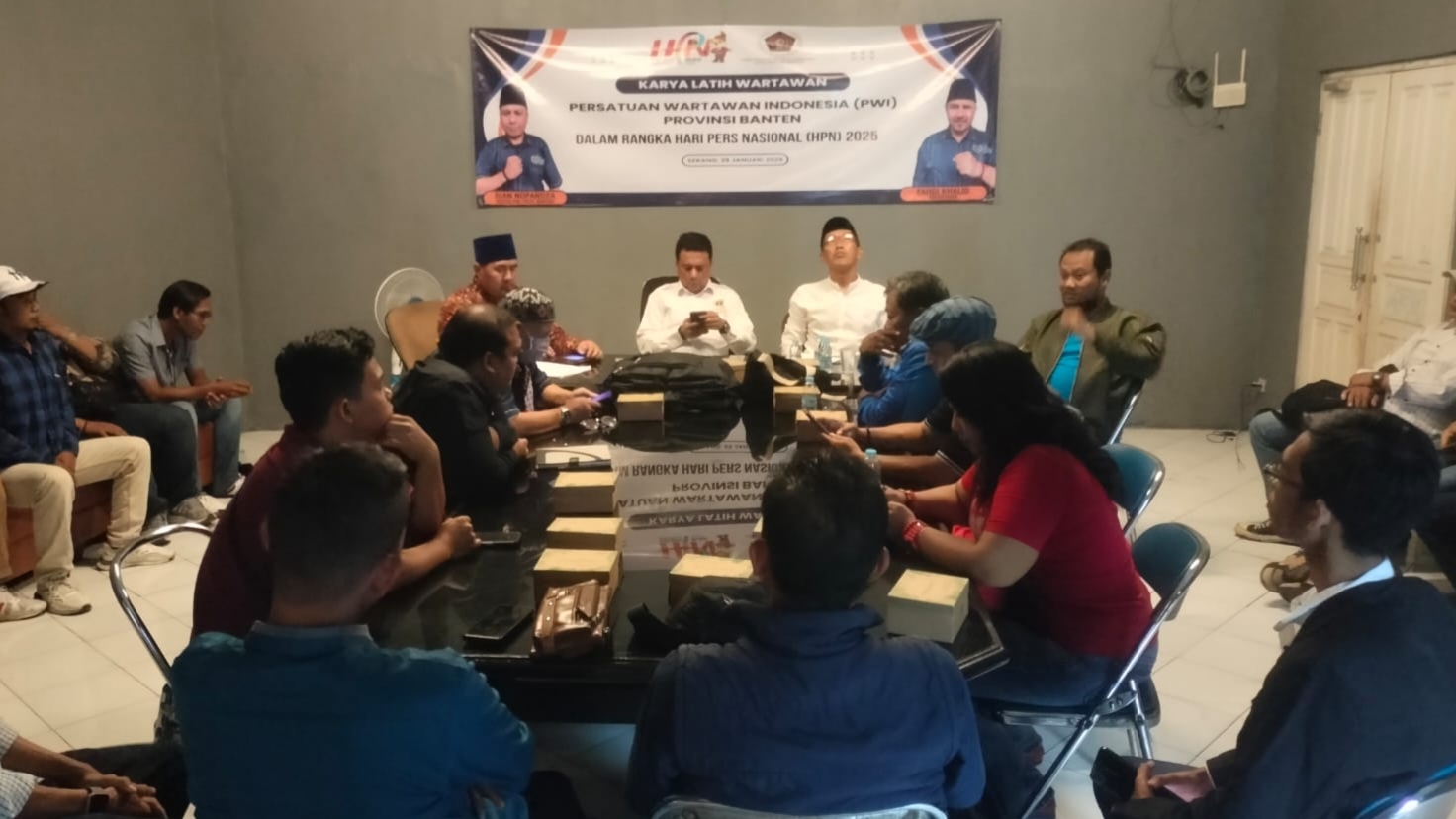 Sambut Peringatan HPN 2025, PWI Banten Gelar Karya Latih Wartawan