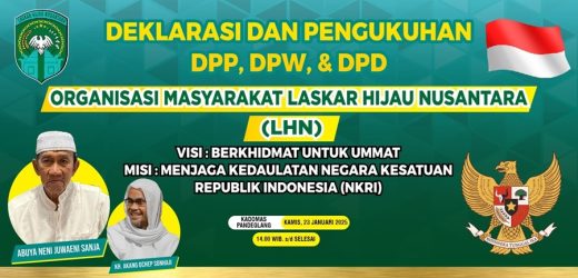 Jaga Kesatuan NKRI, Laskar Hijau Nusantara Besok Dideklarasikan di Pandeglang