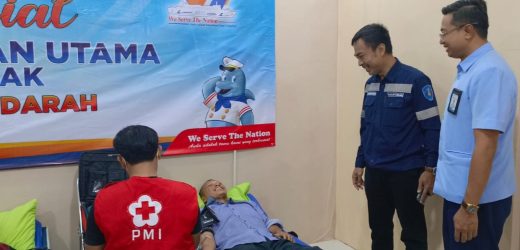 Peringati HUT Ke-49, PT Dharma Lautan Utama Cabang Merak Gelar Bakti Sosial Donor Danar