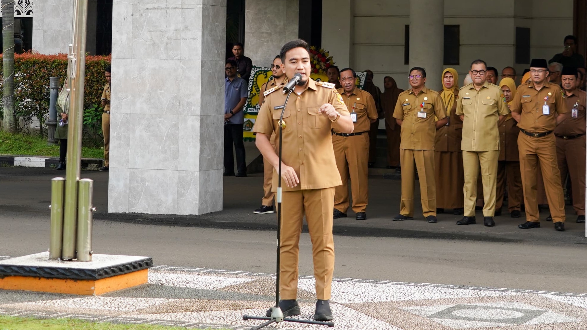 Pimpin Apel Perdana, Walikota Robinsar Sampaikan Arti Cilegon Juare