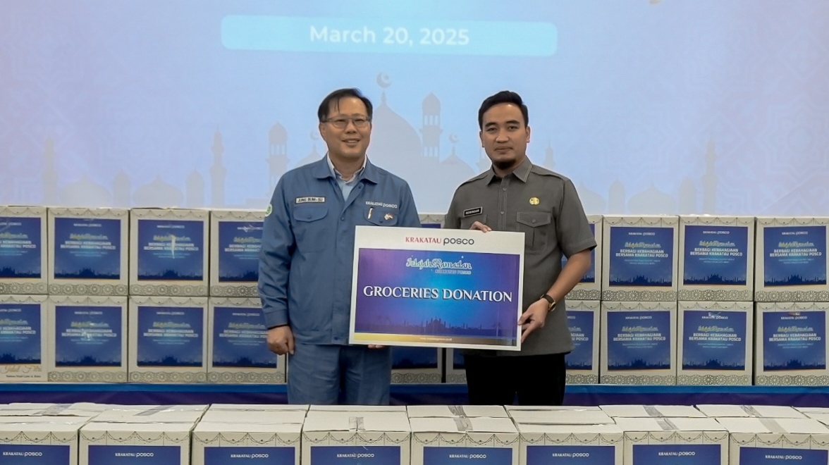 Walikota Robinsar Apresiasi Program Jelajah Ramadhan PT Krakatau Posco