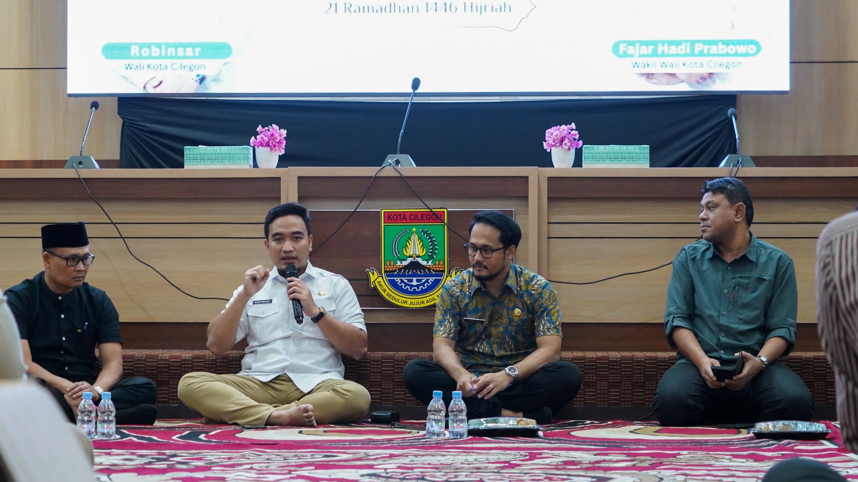 Silaturahmi dan Buka Puasa Bersama Insan Pers, Walikota Robinsar Ingin Kolaborasi Pentahelix Untuk Bangun Cilegon