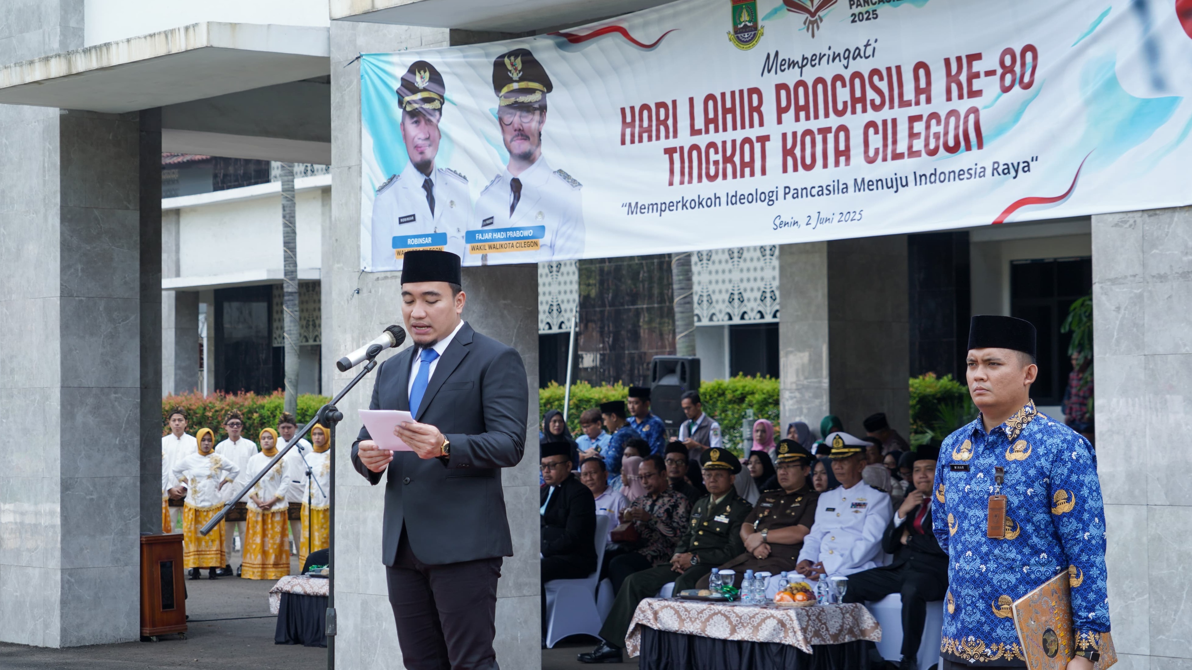 Peringatan Hari Lahir Pancasila, Walikota Robinsar Ajak Masyarakat Perkuat Gotong Royong