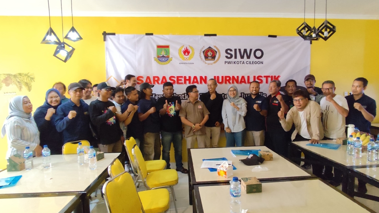 SIWO PWI Cilegon Gelar Saresehan Jurnalistik untuk Meningkatkan Kompetensi Wartawan Olahraga