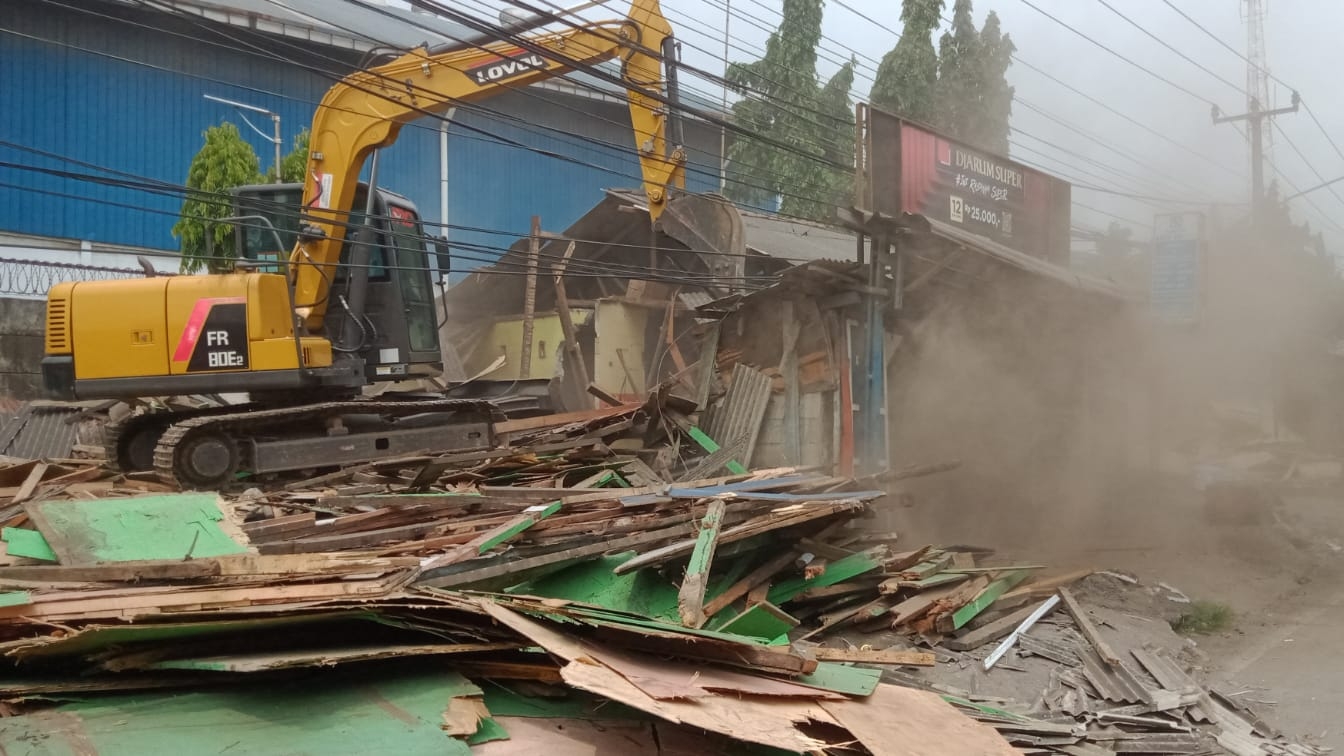 Penertiban Lahan Milik PT KTI Dimulai, Camat: Siap Sisir Wilayah Lain di Ciwandan