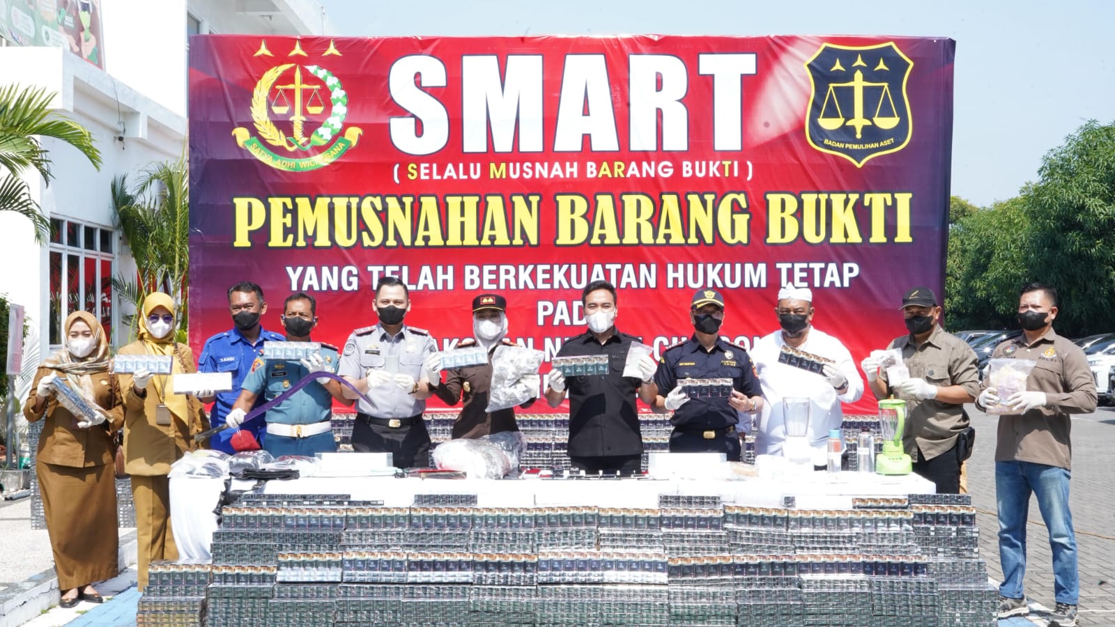Rokok Ilegal dan Narkoba Senilai Rp17 Miliar Dimusnahkan, Robinsar: Jangan Sampai Disalahgunakan
