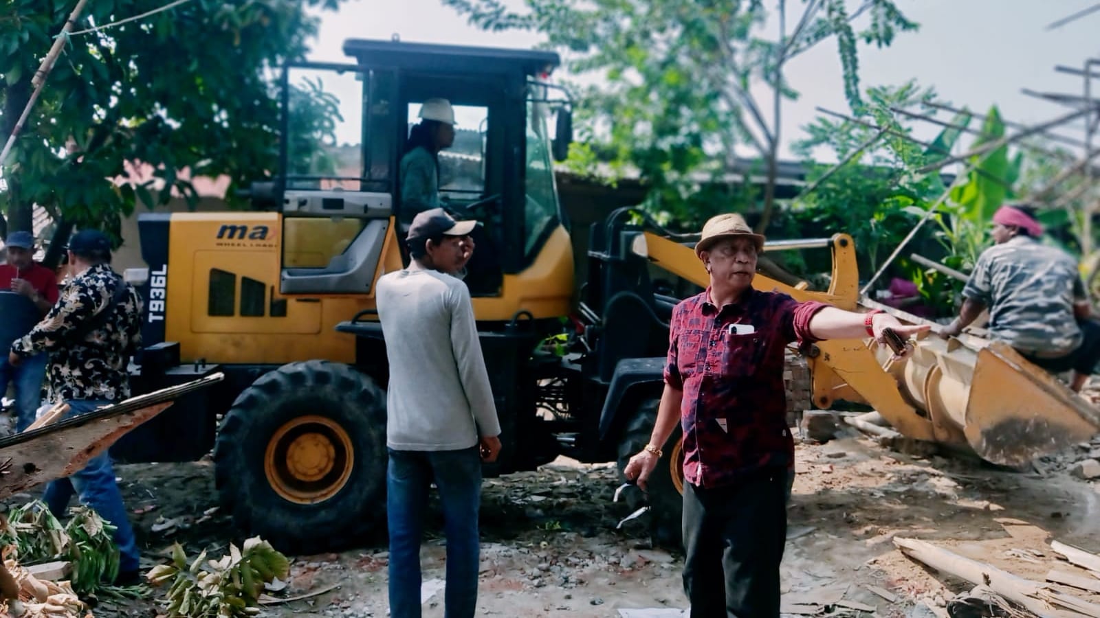 161 Rumah di Lapak Sukmajaya Dibongkar, Abah Jen: Pastikan Tahap Kedua Selesai Pekan Ini