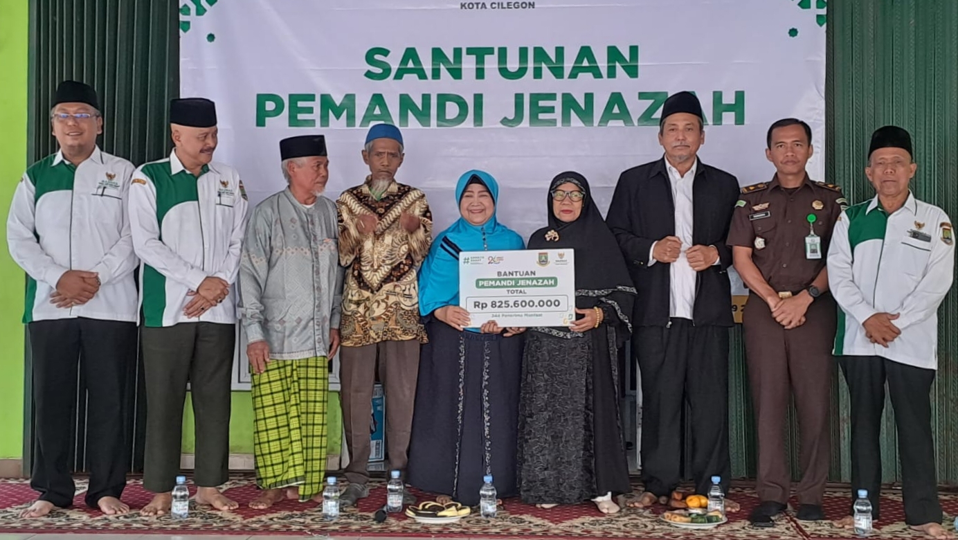 Tahap Pertama, Baznas Cilegon Salurkan Santunan kepada 344 Pemandi Jenazah