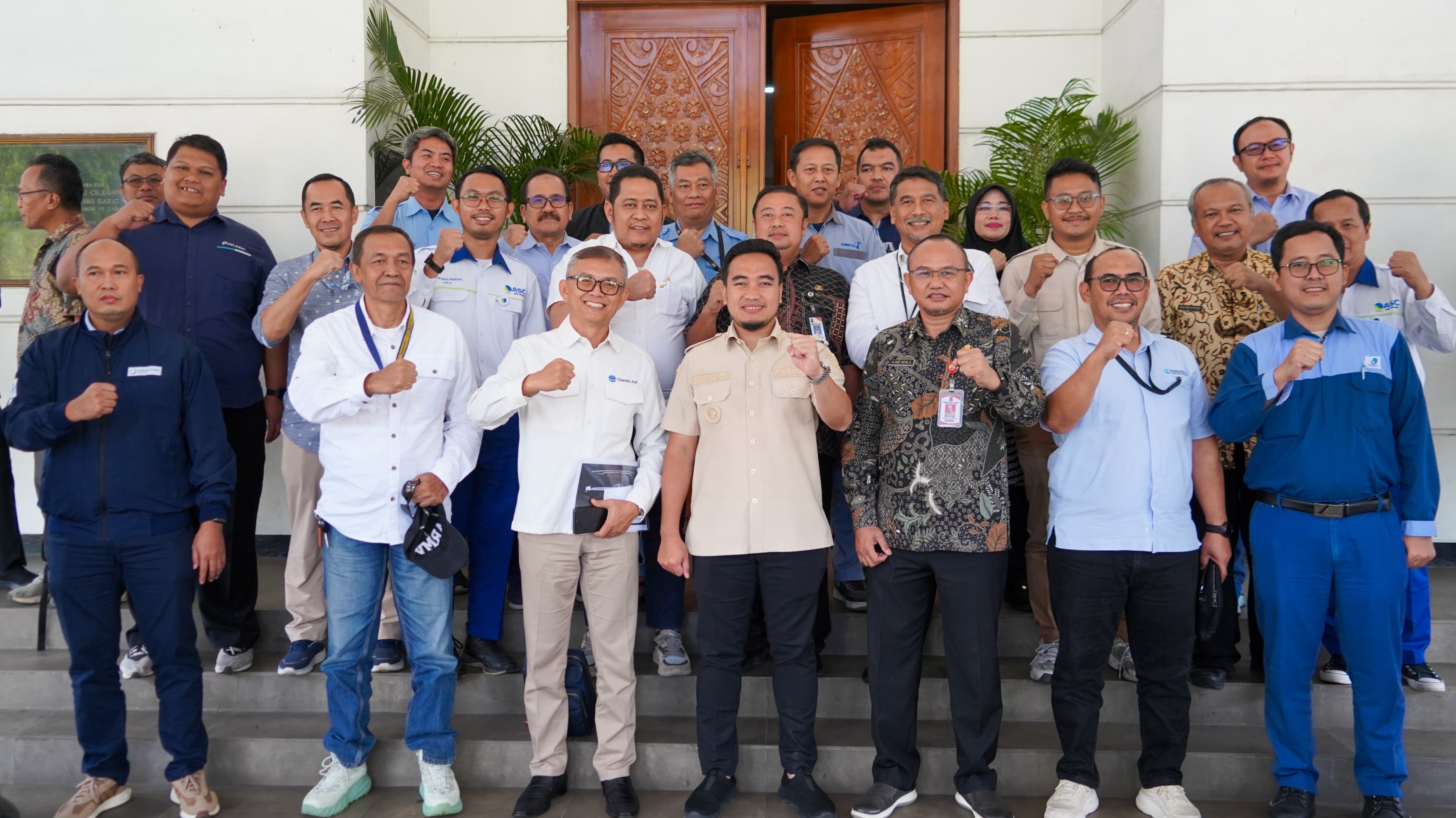 Bertemu Inaplas,Walikota Cilegon Bahas Evaluasi Penanganan Banjir Ciwandan
