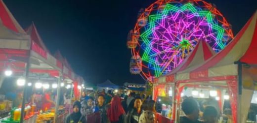 Meriahkan HUT RI Ke-80, CEW Gelar Pasar Malam di Metro Cilegon