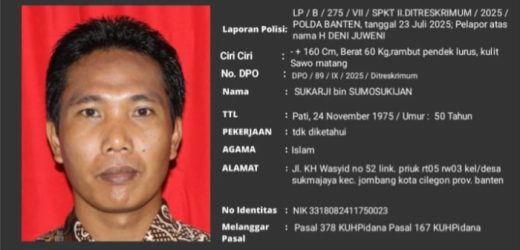 Kasus Penipuan dan Penggelapan di Lapak Sukmajaya Cilegon, Polda Banten Resmi Terbitkan DPO