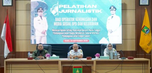 Hadapi Era Digital, Diskominfo Cilegon Latih Humas Lewat Keterampilan Jurnalistik